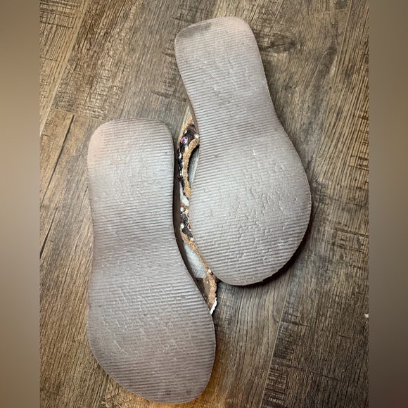 Gypsy Soule Brown Rhinestone Sandals - Picture 3 of 3